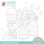 Simon Says Stamp COZY CHRISTMAS Wafer Dies sssd112541c