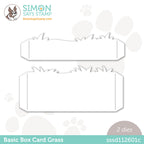 Simon Says Stamp BASIC BOX CARD GRASS Wafer Dies sssd112601c *