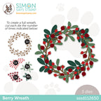 Simon Says Stamp Berry Wreath Wafer Dies sssd112650