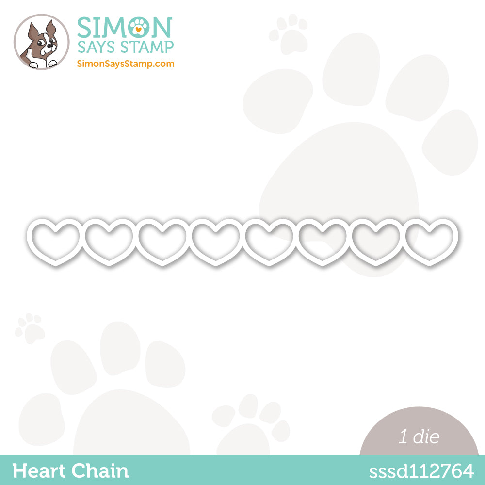 Simon Says Stamp Hearth Chain Wafer Die sssd112764 Kisses