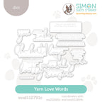 Simon Says Stamp Yarn Love Words Wafer Dies sssd112791c Beautiful Days