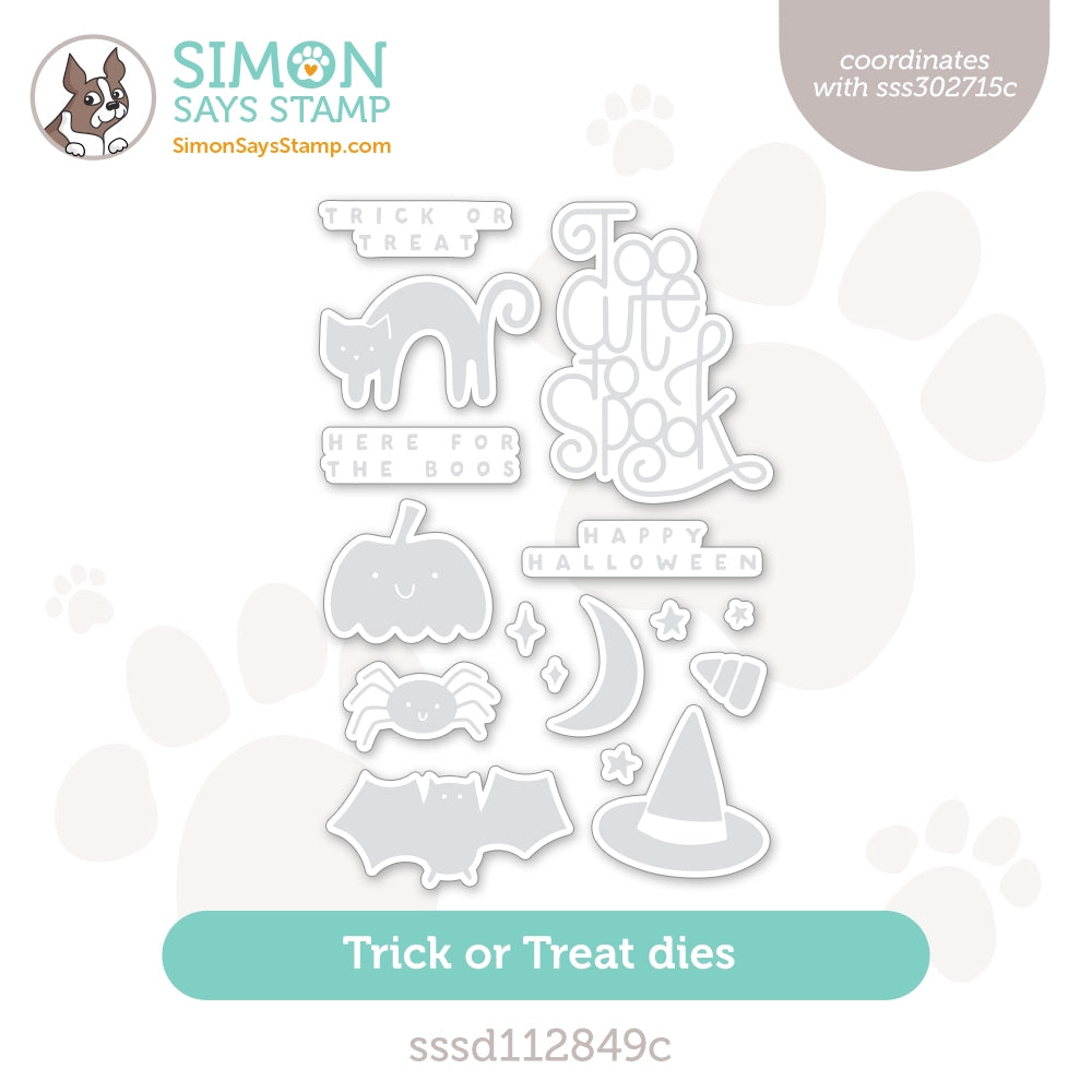 Simon Says Stamp Trick Or Treat Wafer Dies sssd112849c Stamptember