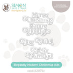 Simon Says Stamp Elegantly Modern Christmas Wafer Dies sssd112875c Stamptember
