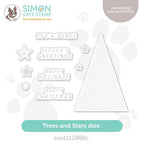 Simon Says Stamp Trees And Stars Wafer Dies sssd112888c Season Of Wonder