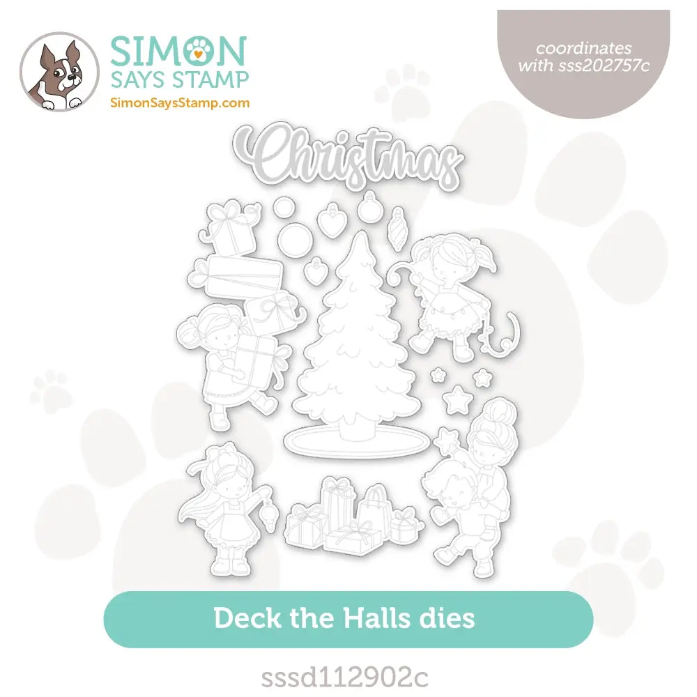 Simon Says Stamp Deck The Halls Wafer Dies sssd112902c Season Of Wonder