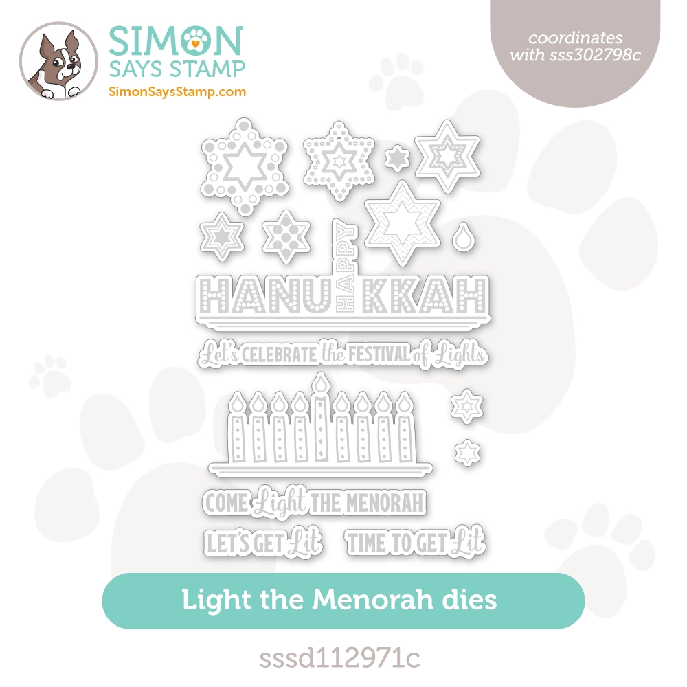 Simon Says Stamp Light The Menorah Wafer Dies sssd112971c Season Of Wonder