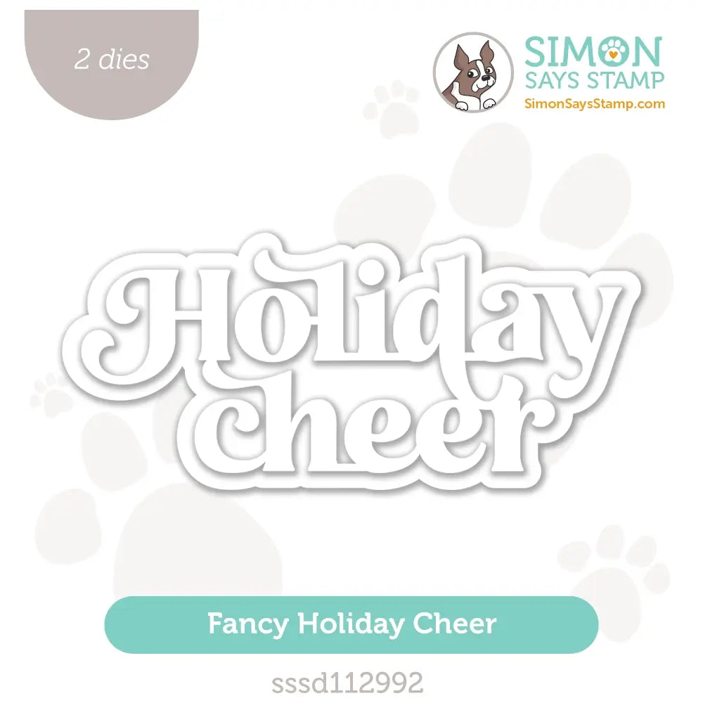 Simon Says Stamp Fancy Holiday Cheer Wafer Dies sssd112992