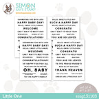 Simon Says Stamp Sentiment Strips LITTLE ONE sssg131103
