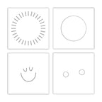 Simon Says Stamp Stencil Set SUNNY SMILES ssst121484 *