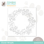 Simon Says Stamp Stencil CLOVER WREATH ssst221613