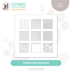 Simon Says Stamp Stencil Patterned Squares ssst221689 Out Of This World