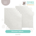 Simon Says Stamp Shimmer Vellum 10 Sheets ssvel10 DieCember