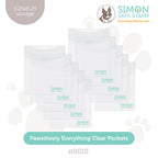 Simon Says Stamp Small Handy Clear Storage Pockets st0010