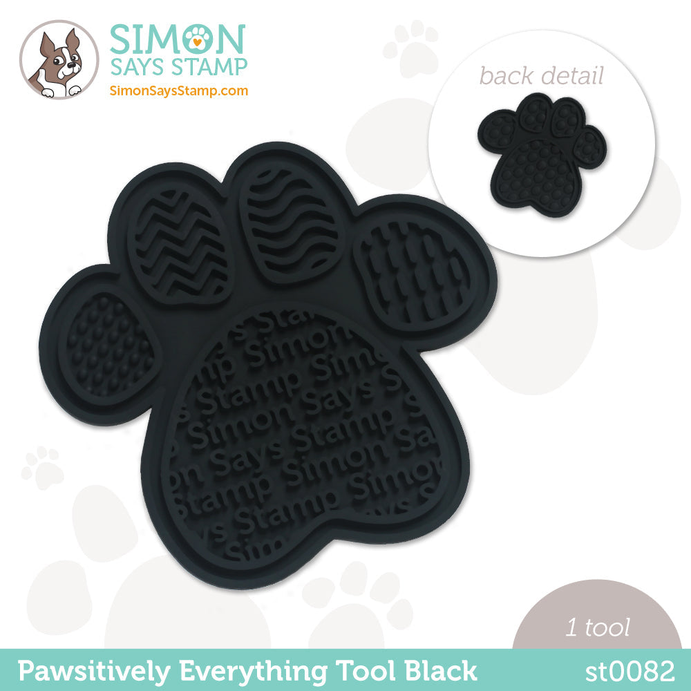 Simon Says Stamp PET PAWSITIVELY EVERYTHING TOOL BLACK st0082