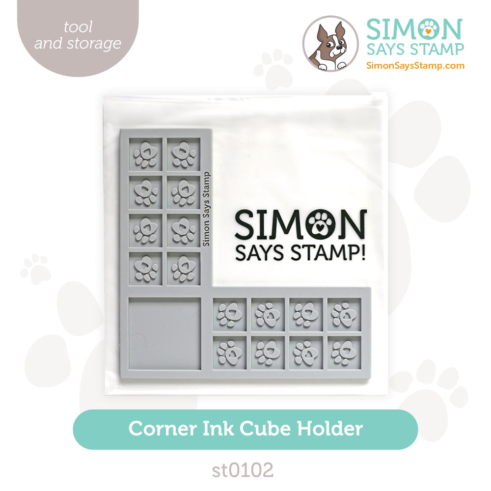Simon Says Stamp Corner Ink Cube Paint Watercolor Holder st0102
