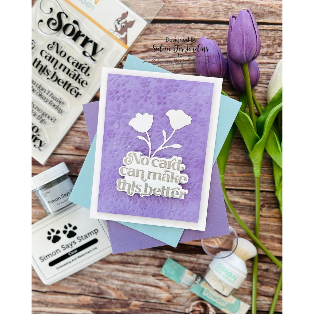 Simon Says Stamp Brush Powder Tool st0103 Brush Powder Tool with Card | color-code:ALT02
