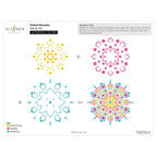 Altenew Dotted Mandala Clear Stamps alt10108 layering guide