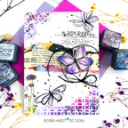 Simon Says Stamp Artsy Butterflies Wafer Dies 1638sdc Congrats Card