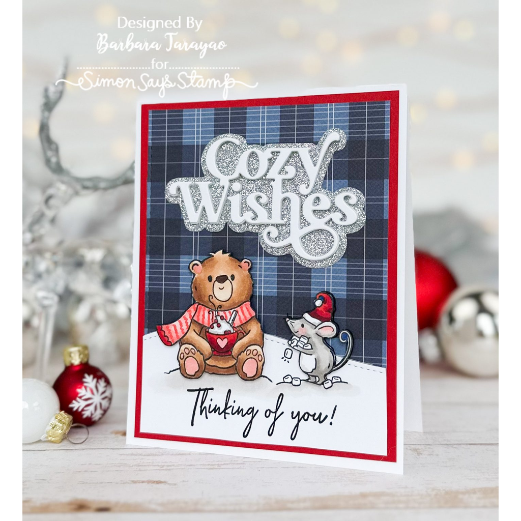 Simon Says Clear Stamps Cocoa And Joy sss202796c Holiday Card  | color-code:ALT08