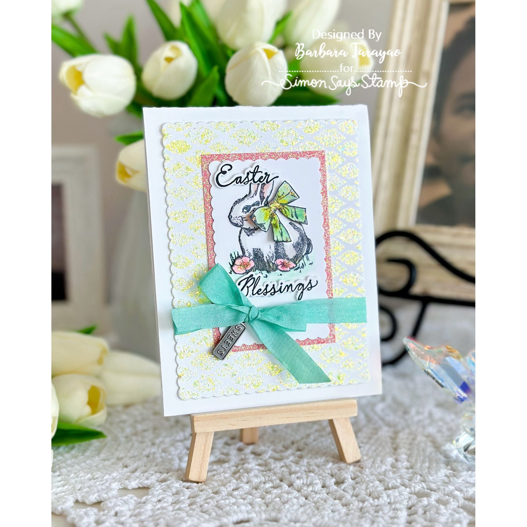 Simon Says Clear Stamps Vintage Bunnies 2379ssc Easter Card | color-code:ALT07