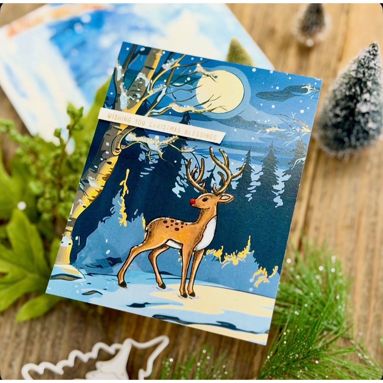 Simon Says Clear Stamps The Small Things 2373ssc Christmas Card 