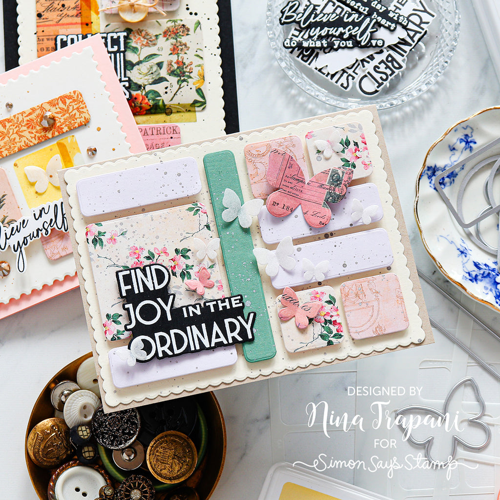 Simon Says Clear Stamps Be Your Beautiful Self 2386ssc Encouragement Card | color-code:ALT07