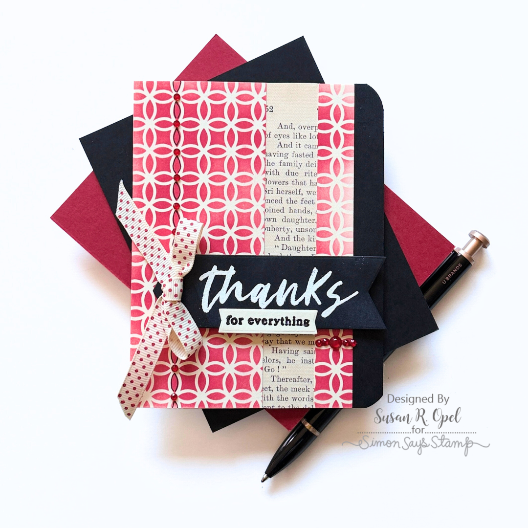 Simon Says Stamps and Dies A Little Artsy set1212la Thanks Card | color-code:ALT05