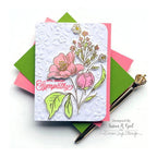 Simon Says Clear Stamps Wild And Free Flowers 2026ssc Be Bold Sympathy Card