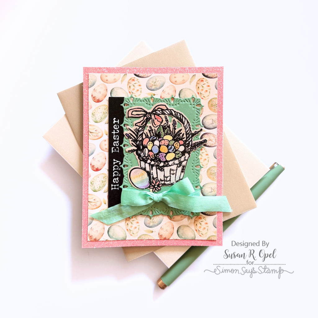 Simon Says Clear Stamps Vintage Bunnies 2379ssc Easter Card | color-code:ALT11