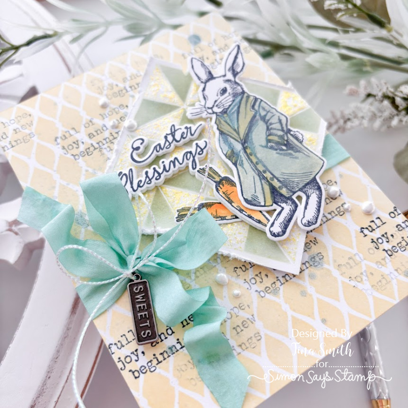 Simon Says Clear Stamps Vintage Bunnies 2379ssc Easter Card | color-code:ALT05