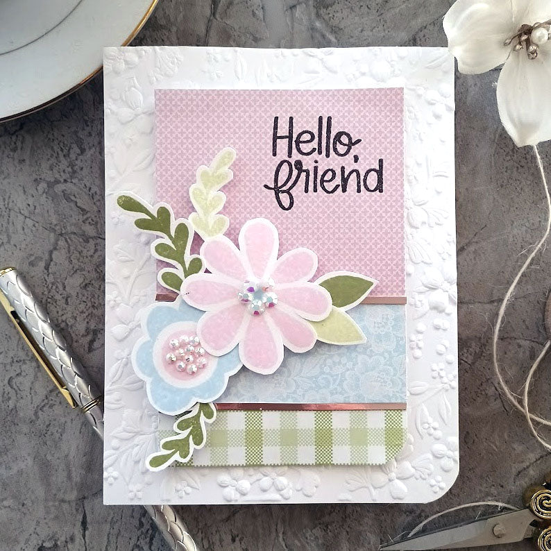Simon Says Clear Stamps Flower Happy sss202634c