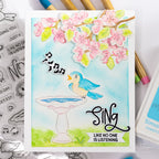 Simon Says Clear Stamps Tweet Friend 2175ssc Springtime Card | color-code:ALT09