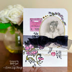 Simon Says Clear Stamps Distressed Vintage Love Notes 2195ssc Love Card