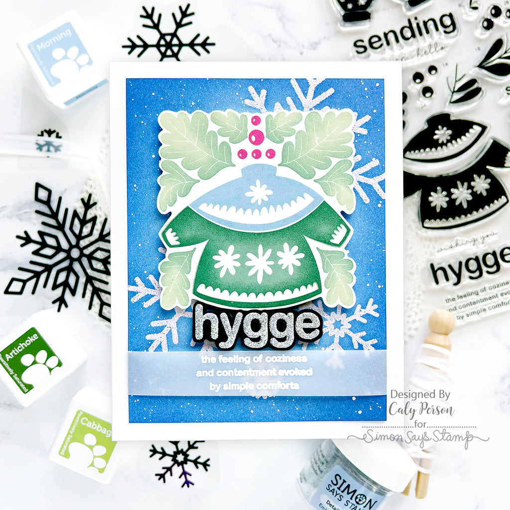 CZ Design Stamps and Dies Warmest Wishes set886ww Winter Card | color-code:ALT03