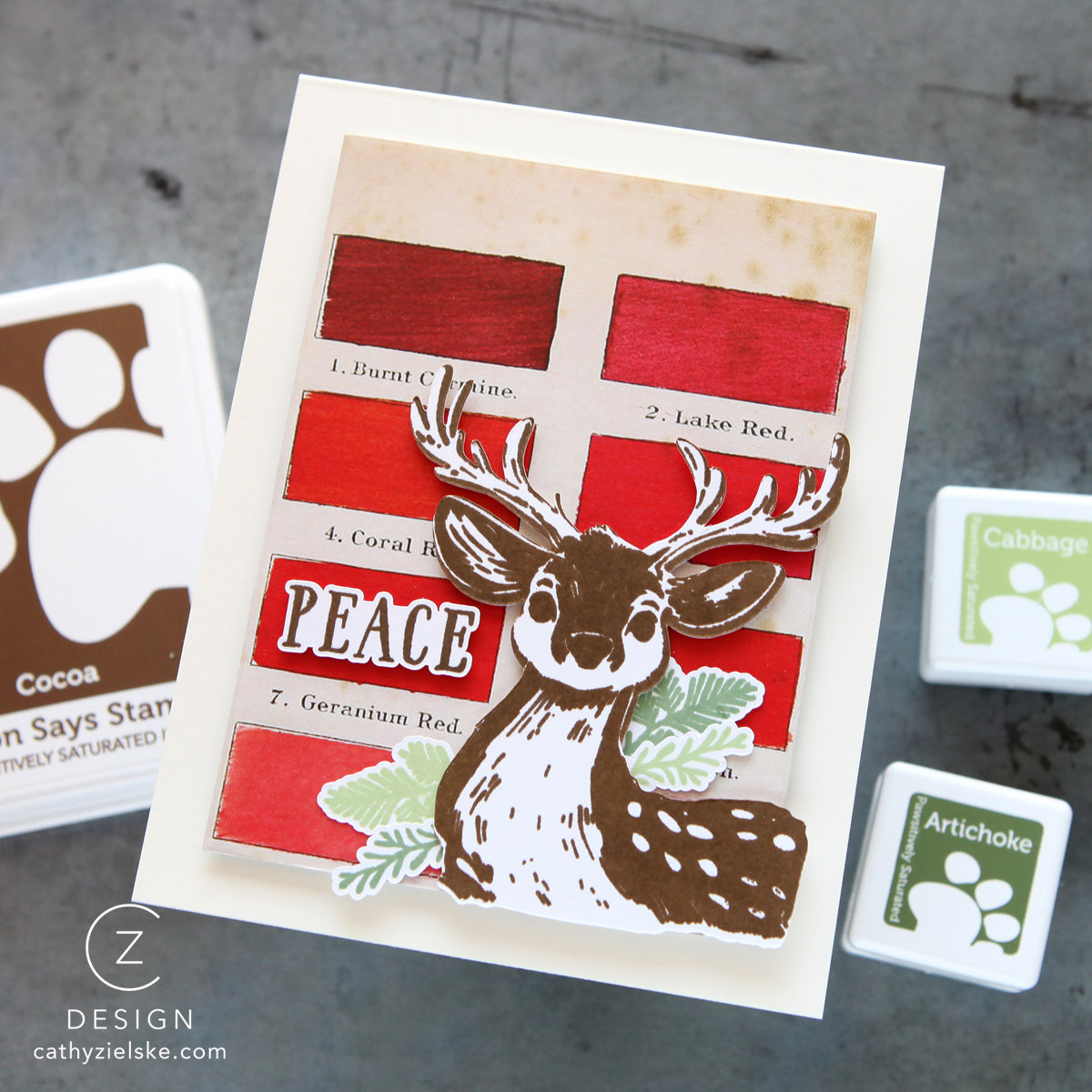 Simon Says Clear Stamps Bright Christmas 2363ssc Christmas Card | color-code:ALT03