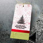 Simon Says Clear Stamps Wrapped with Love 2351ssc Christmas Tag