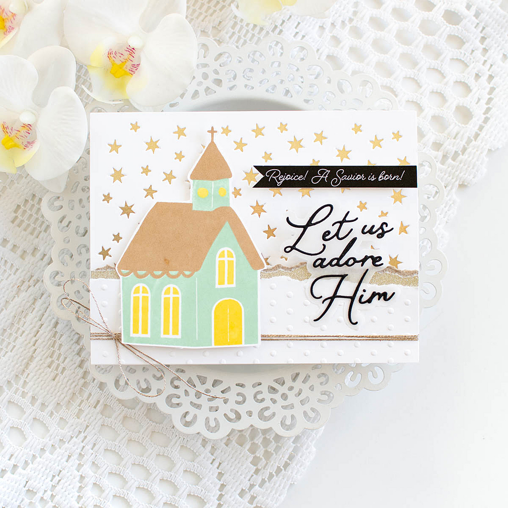 Simon Says Clear Stamps Wrapped in His Love 2349ssc Christmas Card | color-code:ALT02