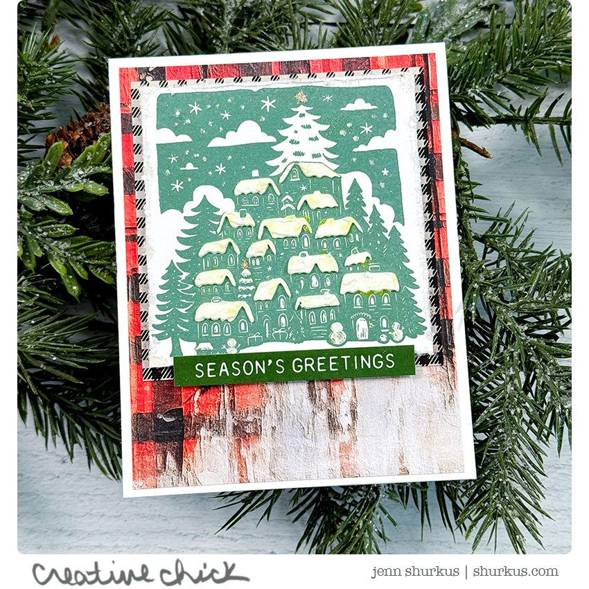 Simon Says Clear Stamps Bright Christmas 2363ssc Christmas Card | color-code:ALT13