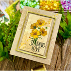 Simon Says Stamps and Dies Distressed Vintage Love Notes set296vl Love Card