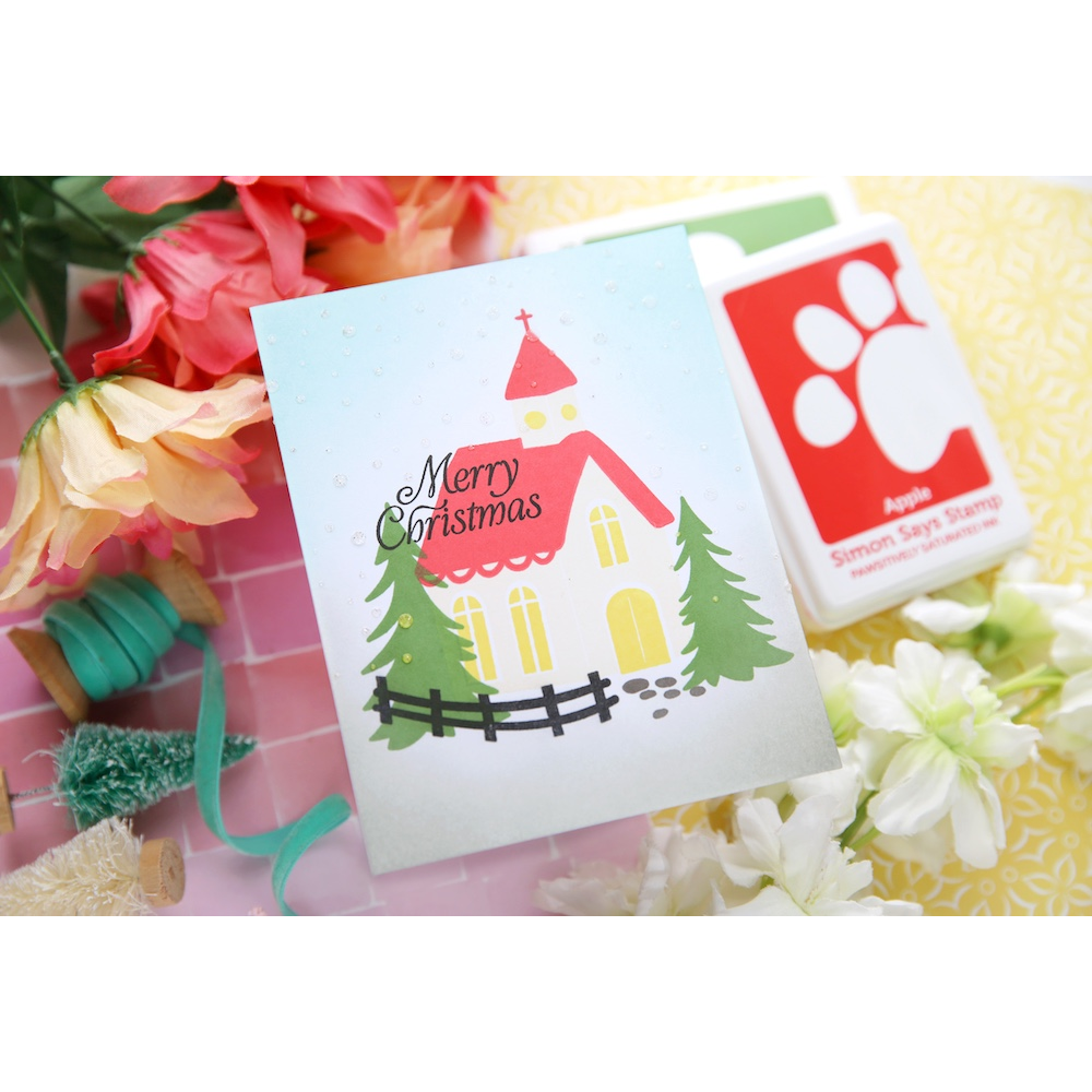 Simon Says Clear Stamps Wrapped in His Love 2349ssc Christmas Card | color-code:ALT10