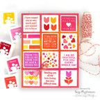 CZ Design Clear Stamps A2 Grid Basics cz399c Friend Card | color-code:ALT03