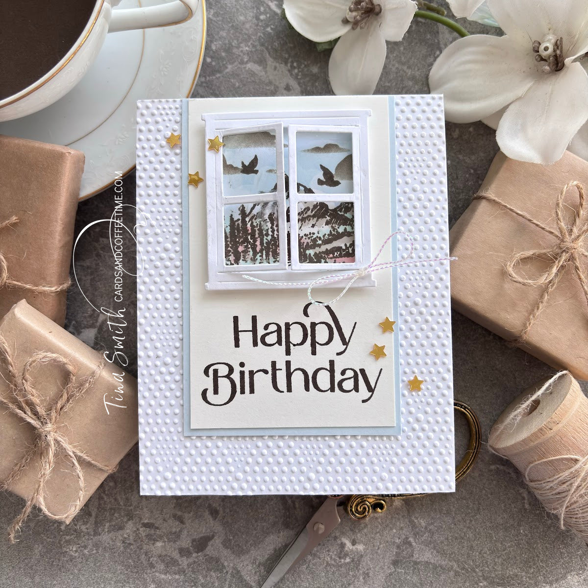 Simon Says Stamps and Dies Through the Window set1012tw Birthday Card | color-code:ALT02