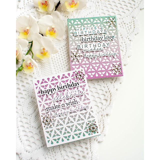 Simon Says Stamp Starburst Plate Wafer Die s954 DieCember Birthday Cards | color-code:ALT06