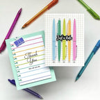 Papertrey Ink Just Notes Stencils-0066 pens
