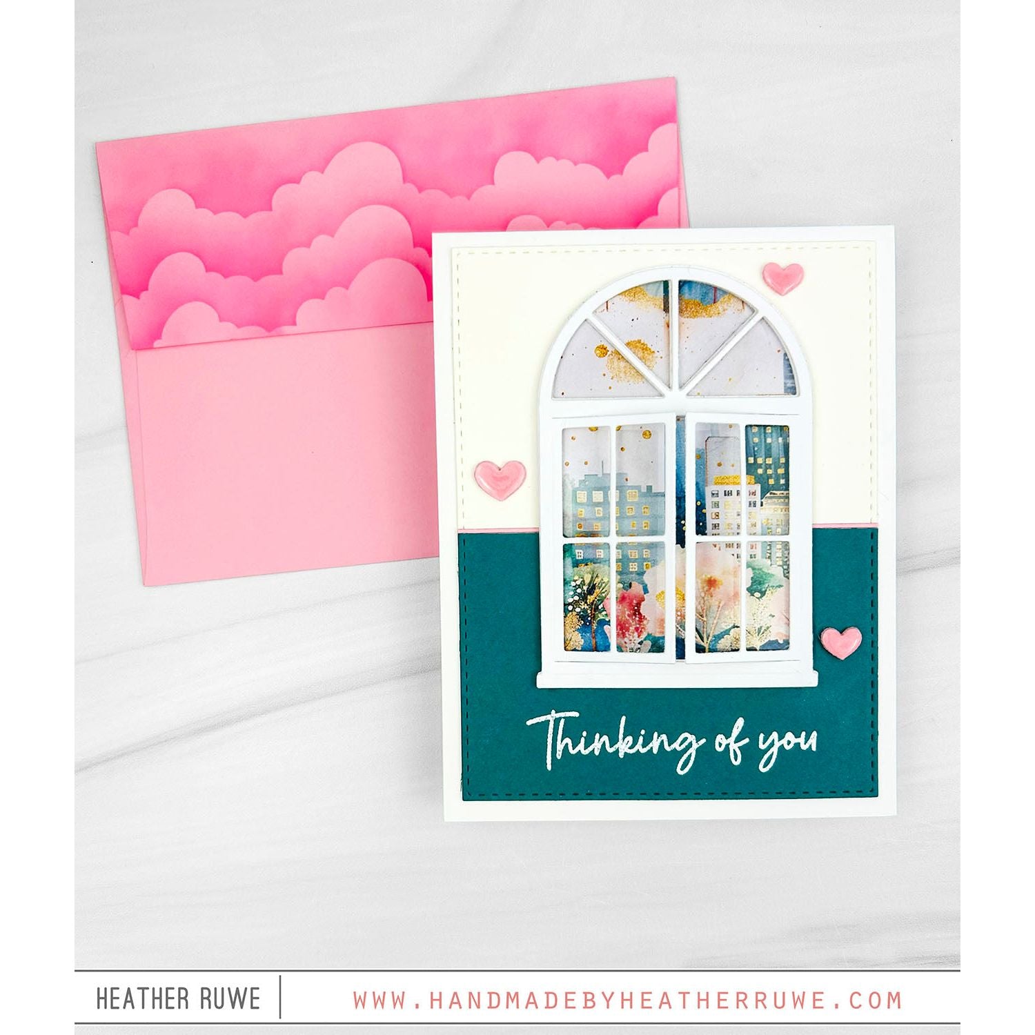 Simon Says Stamp Stencil Landscapes 1096st Thinking of You Card | color-code:ALT03
