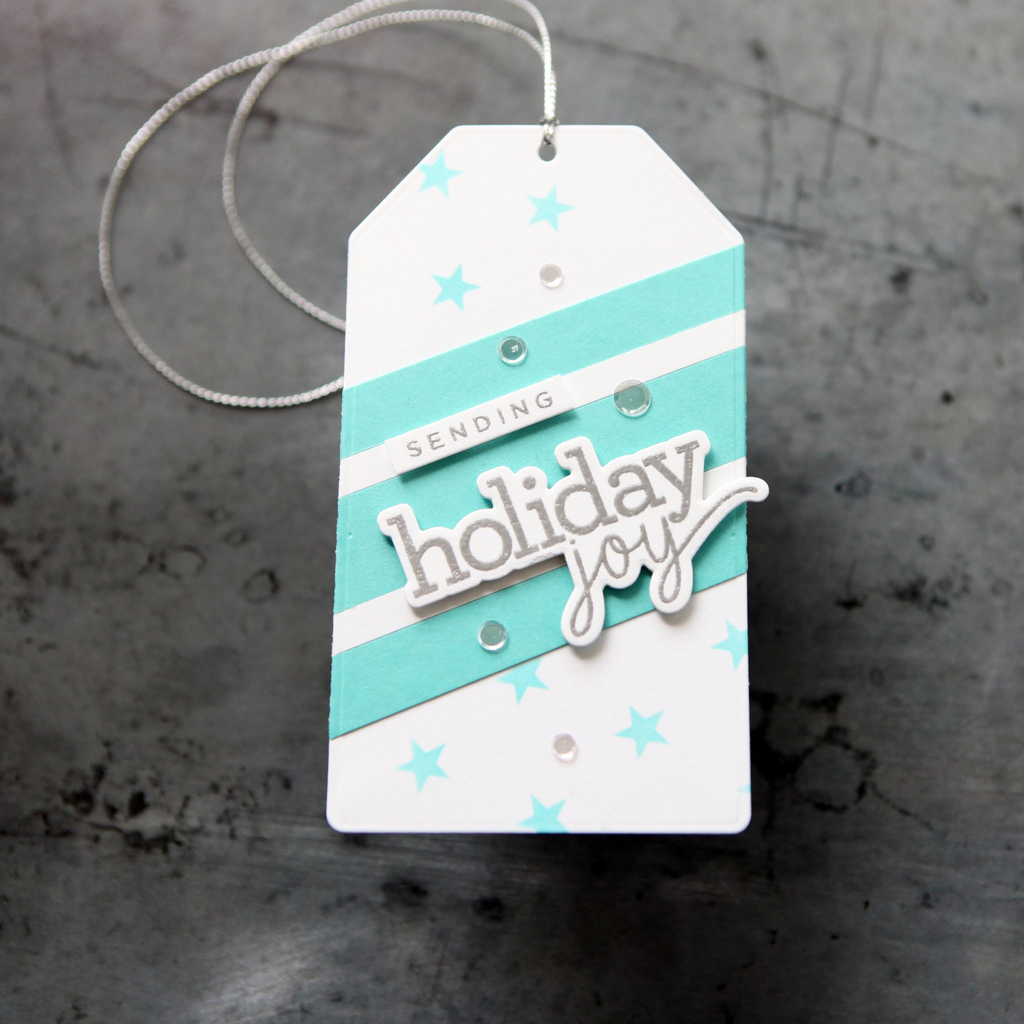 CZ Design Stencil Simple Stars czt012 Christmas Tag | color-code:ALT01