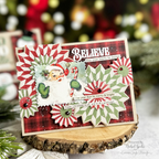 Simon Says Stamp Stencils Layered Rosette 1072stc Christmas Card | color-code:ALT07