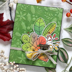 Simon Says Stamp Stencil Two-Step Simple Leaves 1046stc Thankful Card | color-code:ALT06