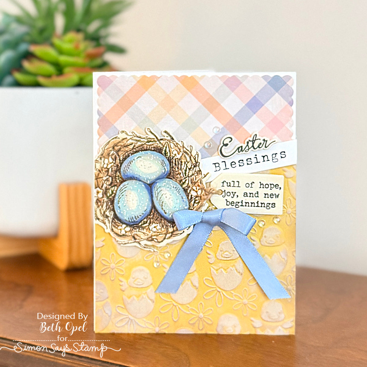 Simon Says Stamp EZ Strips Blessed Easter set1190be Easter Card | color-code:ALT02