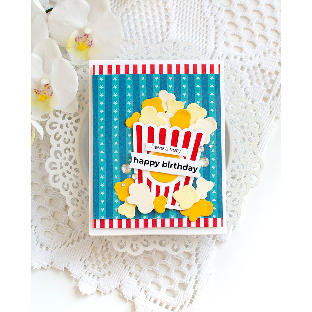 Simon Says Stamp EZ Strips and Die Birthday set1025ez Birthday Card